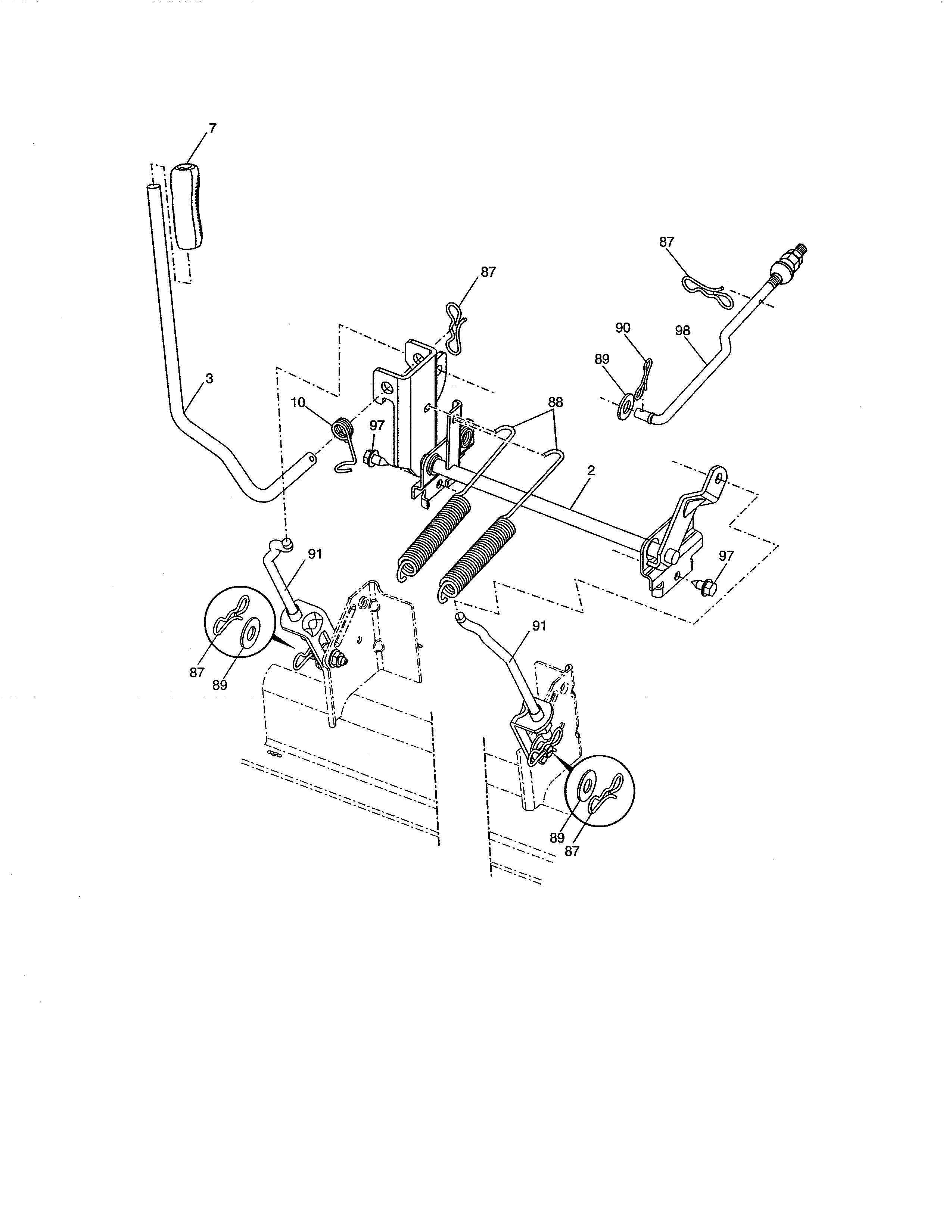 Mower lift