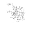 Poulan PB20A46-96042016700 mower deck diagram
