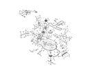 Poulan PB20A46-96042016900 mower deck diagram