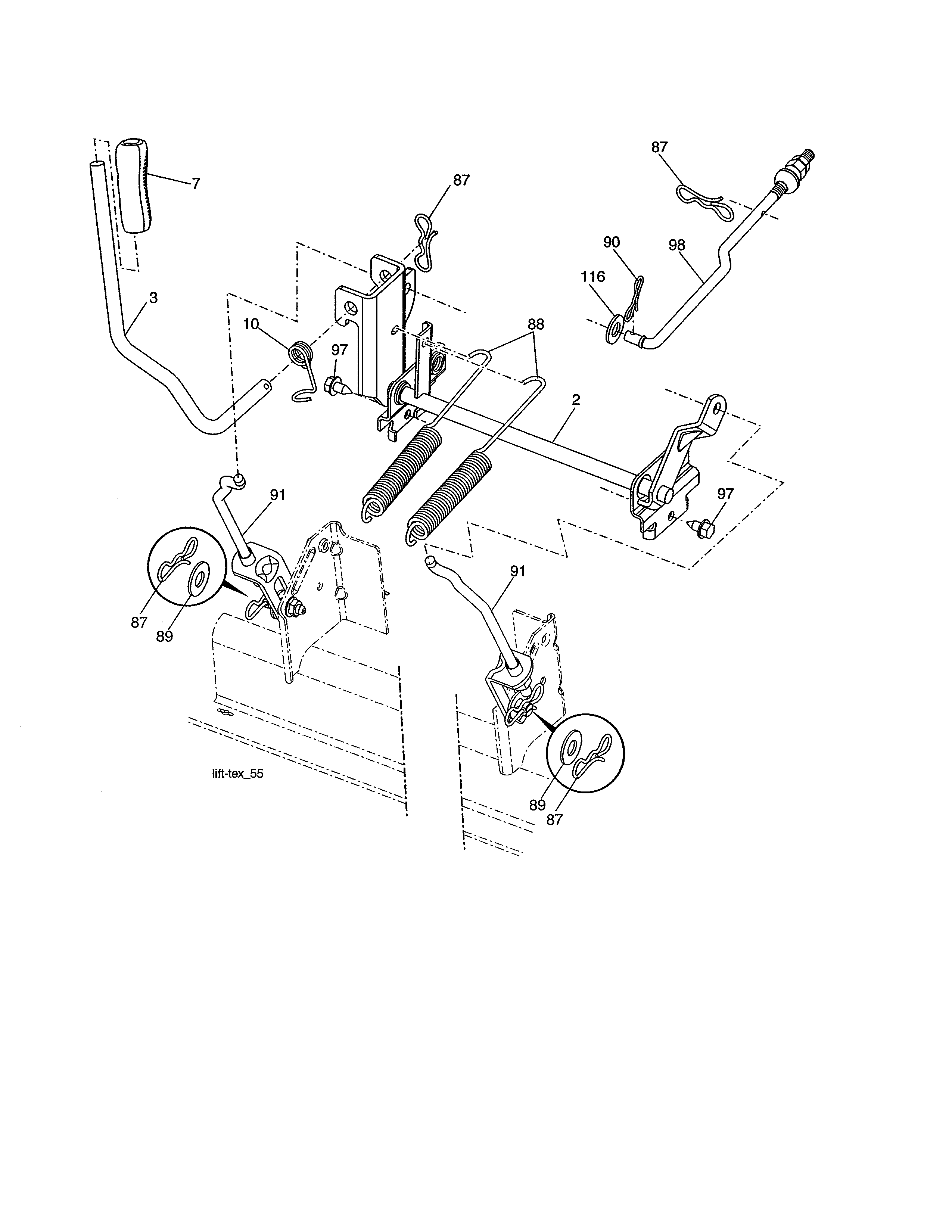 Mower lift