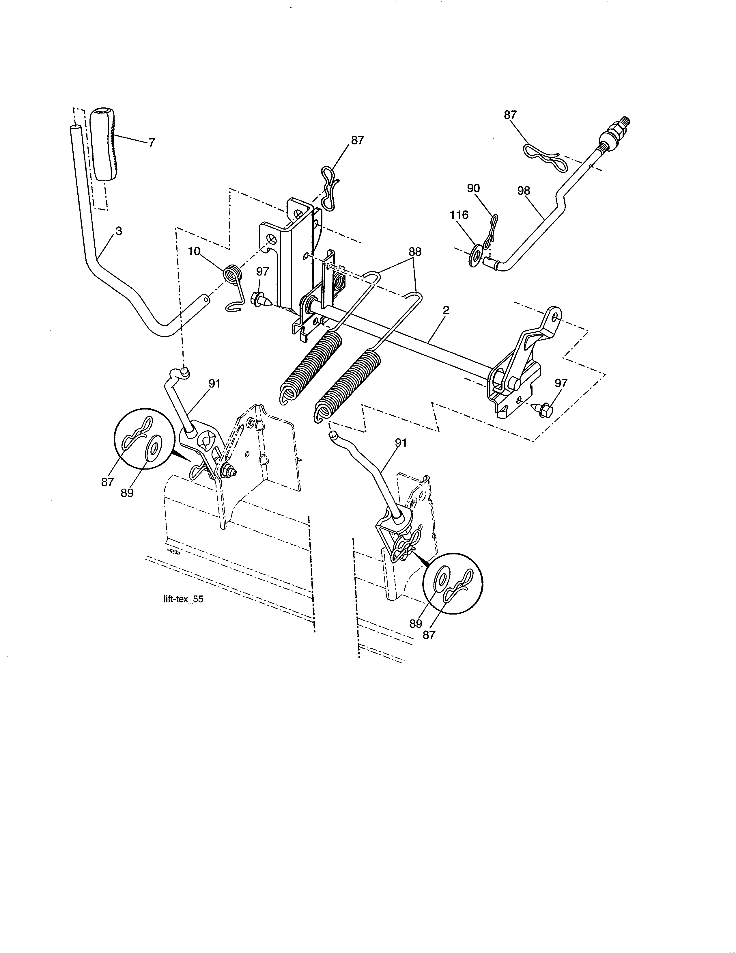 Mower lift