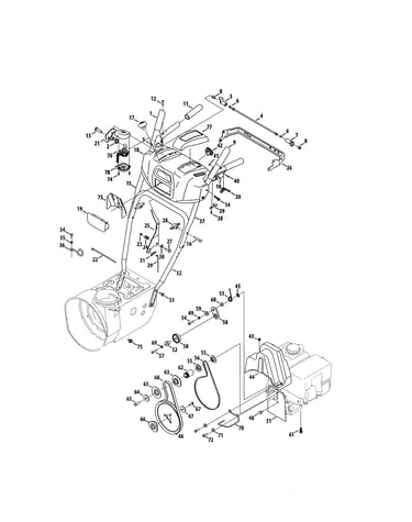Handles/pulleys/belts