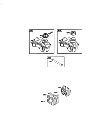 Fuel tank/muffler