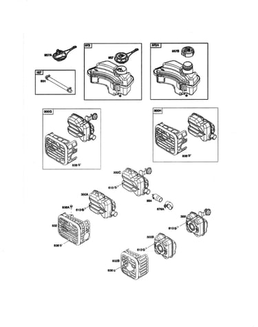 Fuel tank/muffler