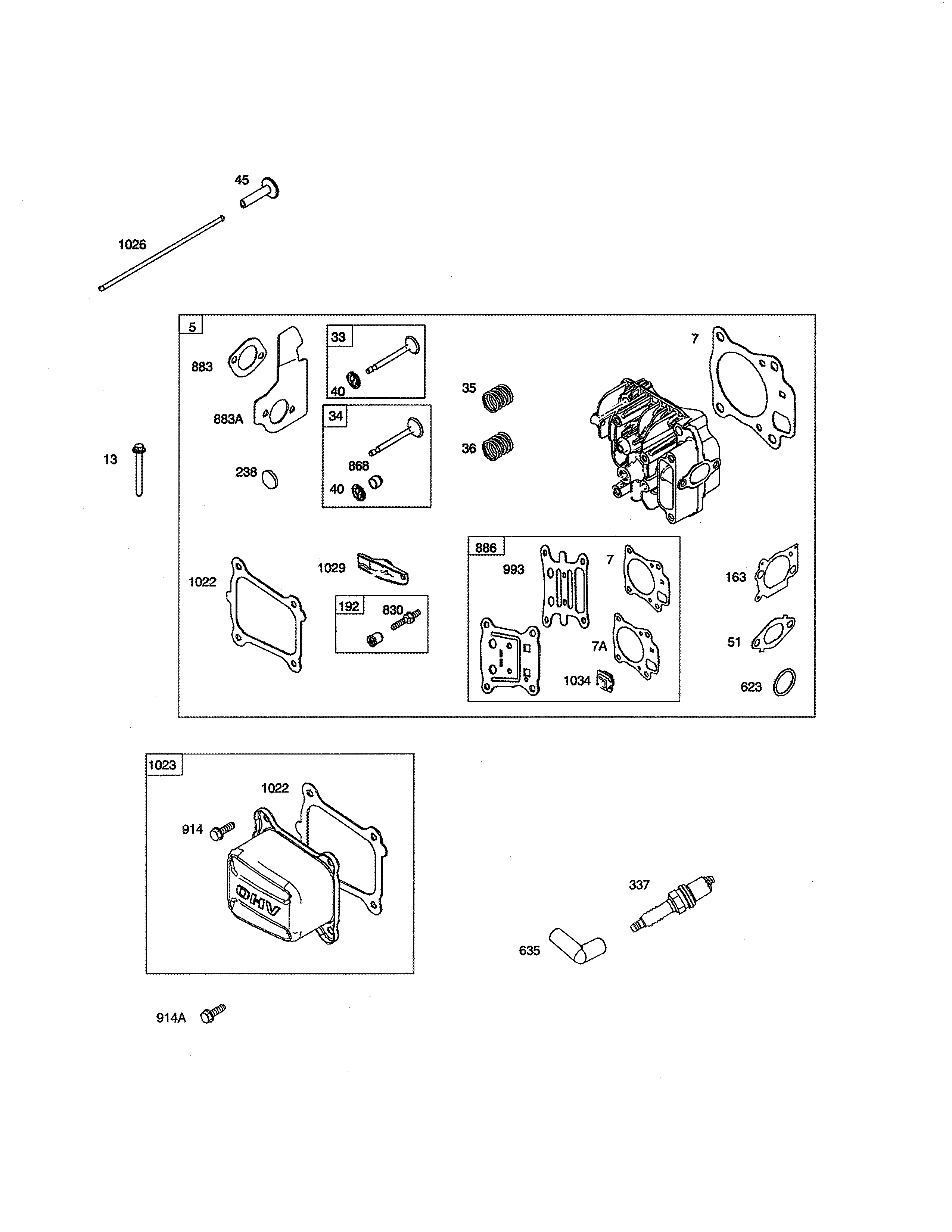 Head-cylinder/cover-rocker