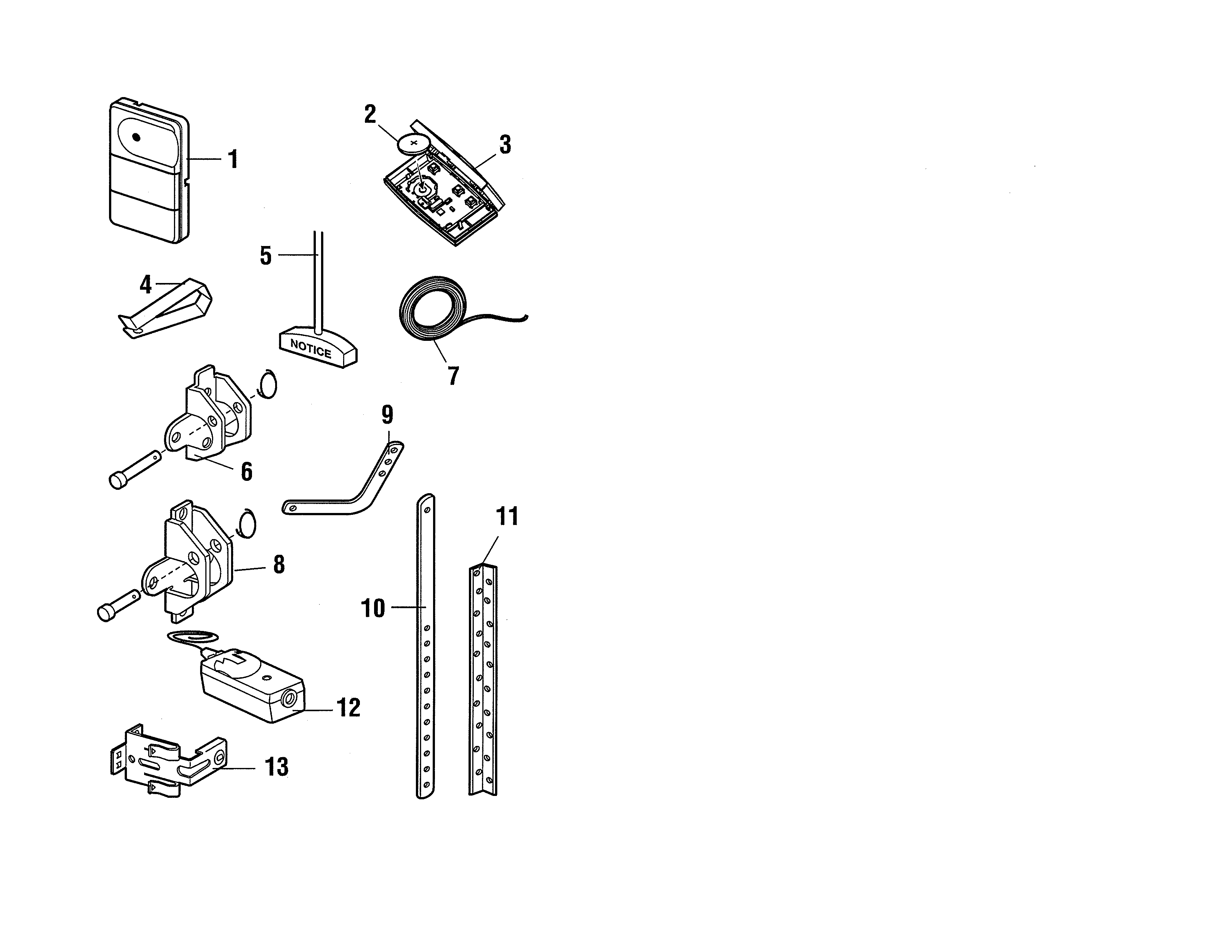 Installation parts