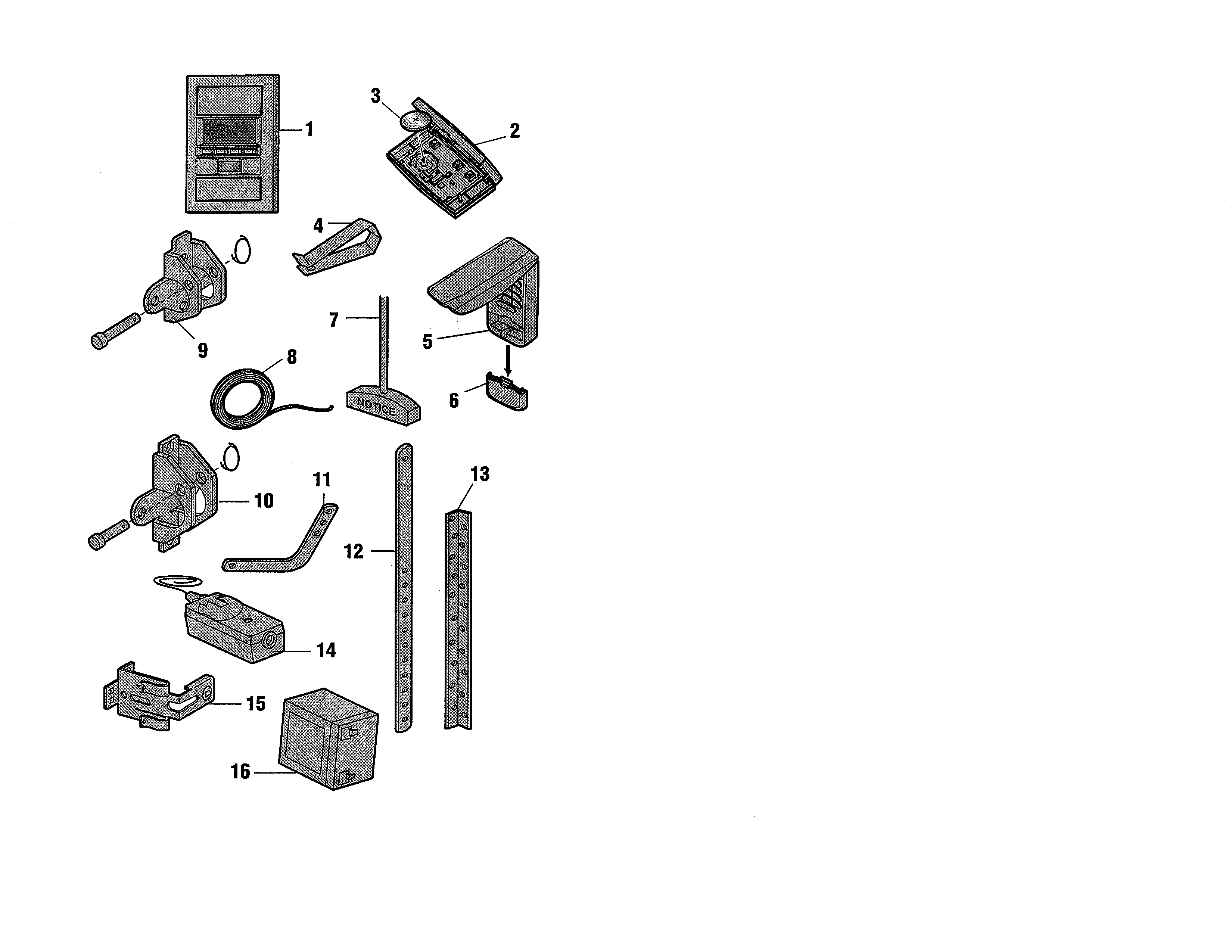 Craftsman 13954931 garage door opener Parts | Diagrams, Manuals