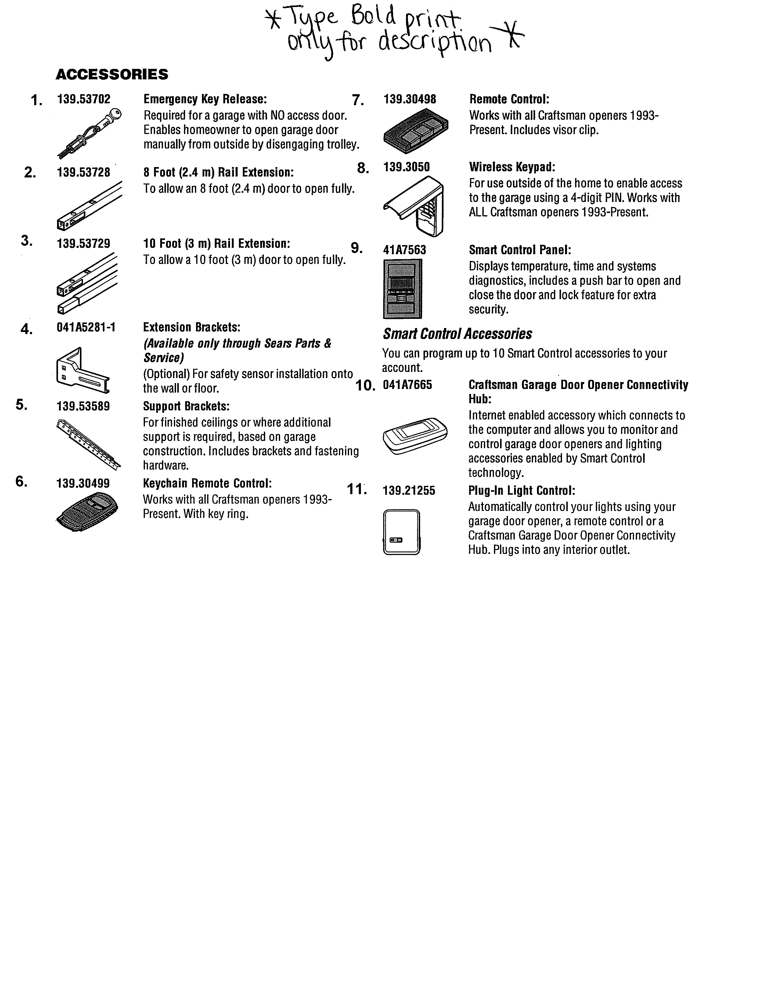 Accessories