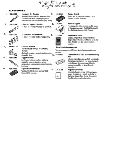 Accessories