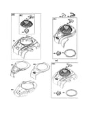 Blower housing/rewind starter