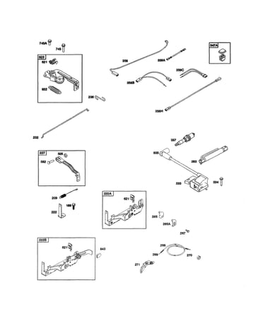 Bracket control/armature-magneto