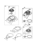 Blower housing/rewind starter