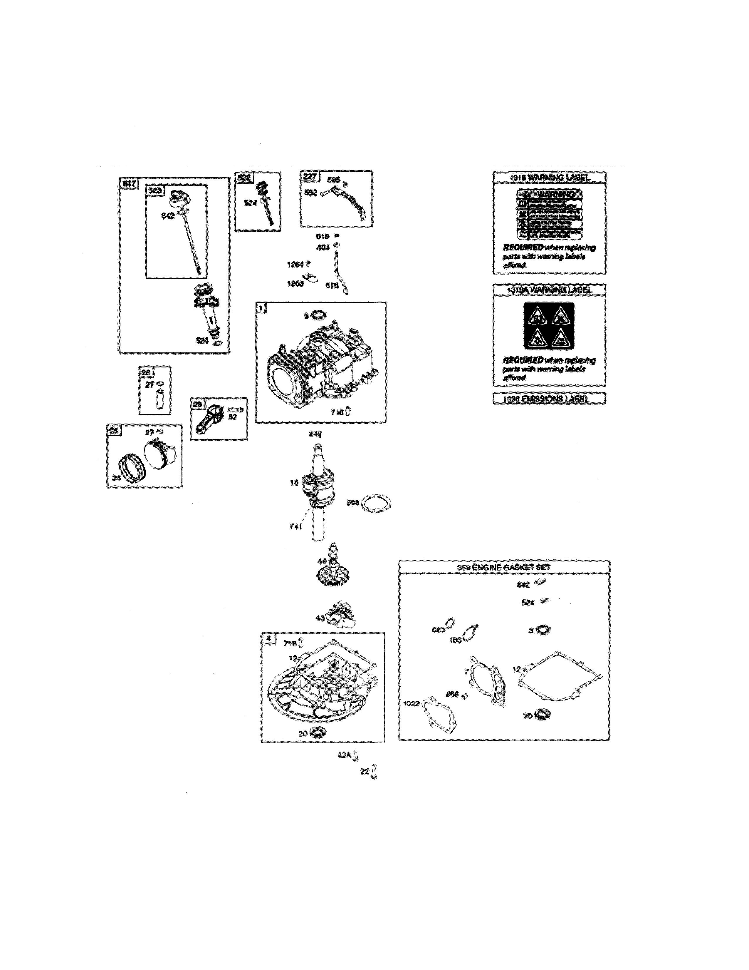 CYLINDER/CRANKSHAFT/SUMP