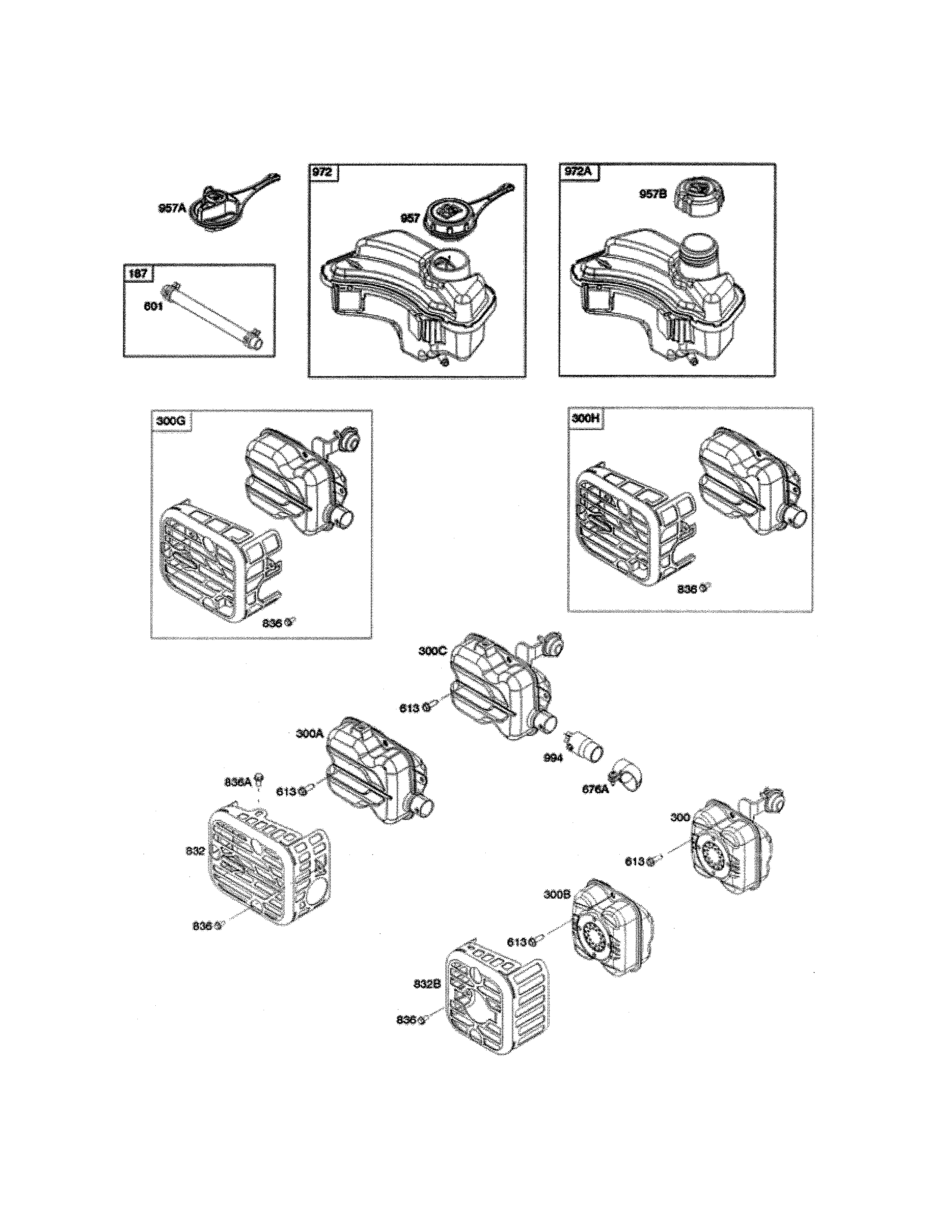 Fuel tank/muffler