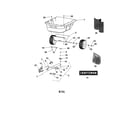 Craftsman 61024147 poly swivel dump cart diagram
