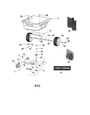 Poly swivel dump cart