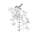 Poulan PP22KA42-96042019400 mower deck diagram