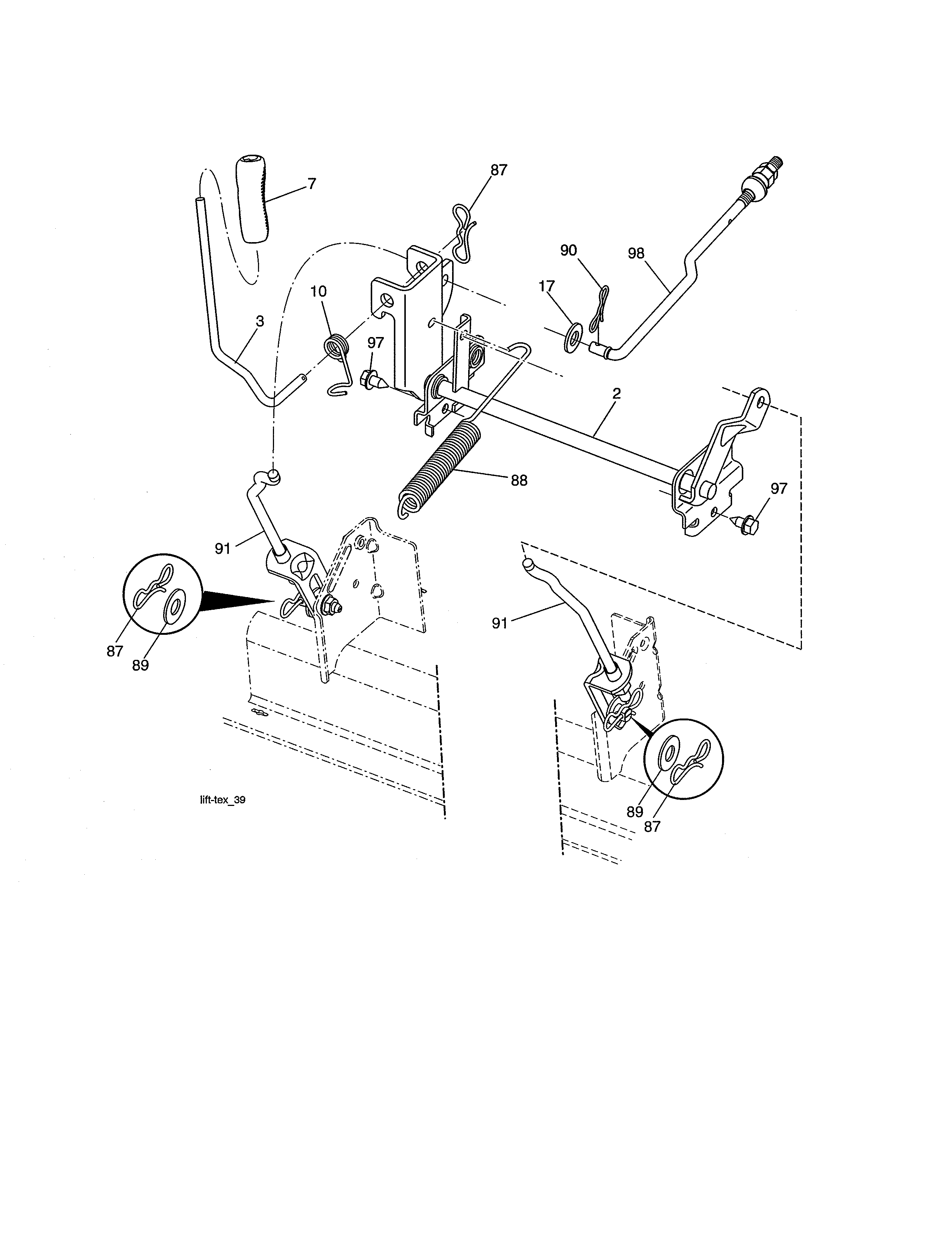 Mower lift