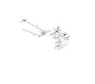 Craftsman 247203694 brake pedal & rod/speed lever diagram