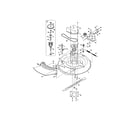 Craftsman 247290004 deck/spindle pulley diagram