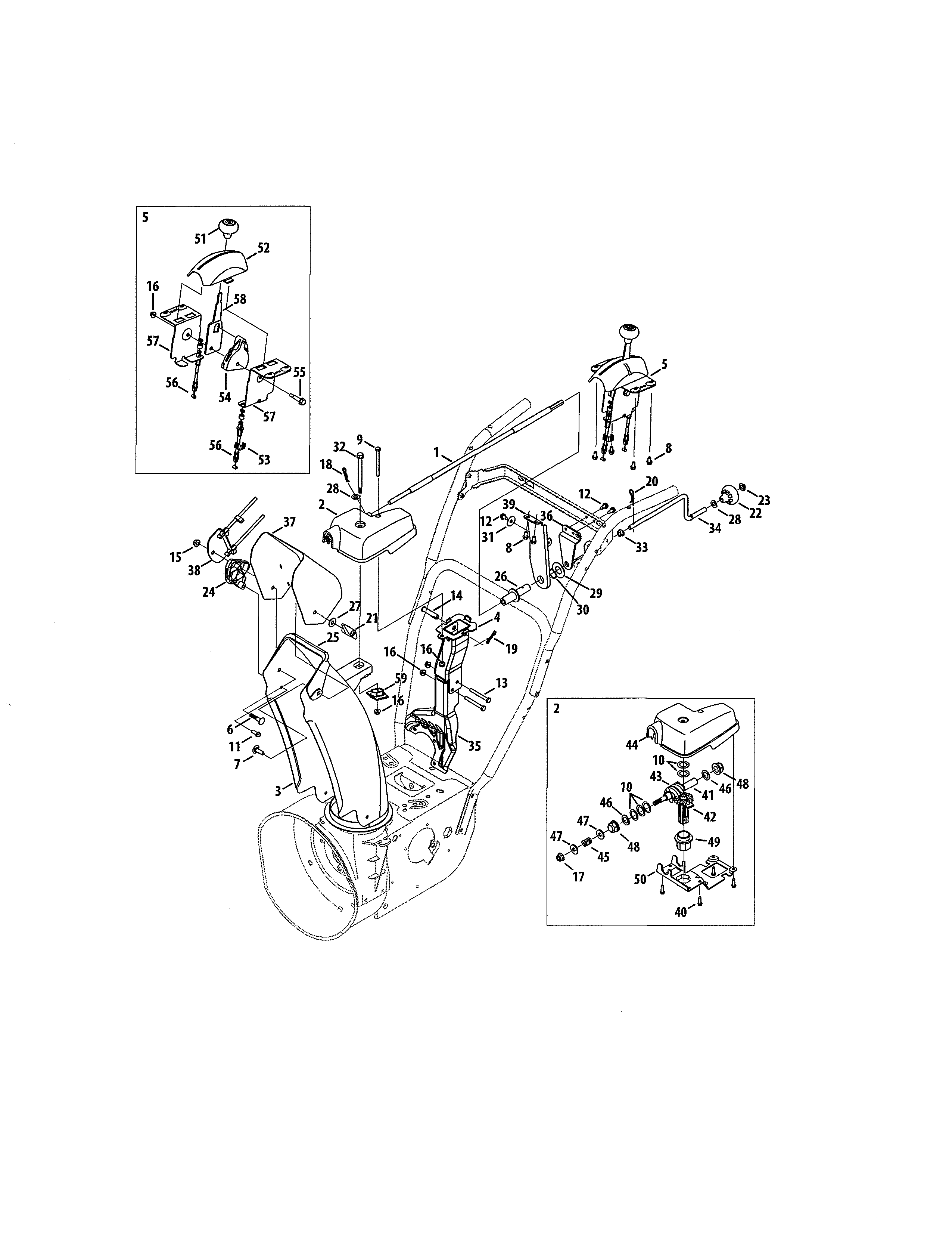 Chute rotation & control