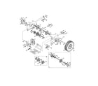 MTD 31AH8DSH799 drive shaft/friction wheel diagram