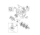 MTD 31AH8ESJ799 auger & housing/gearbox diagram