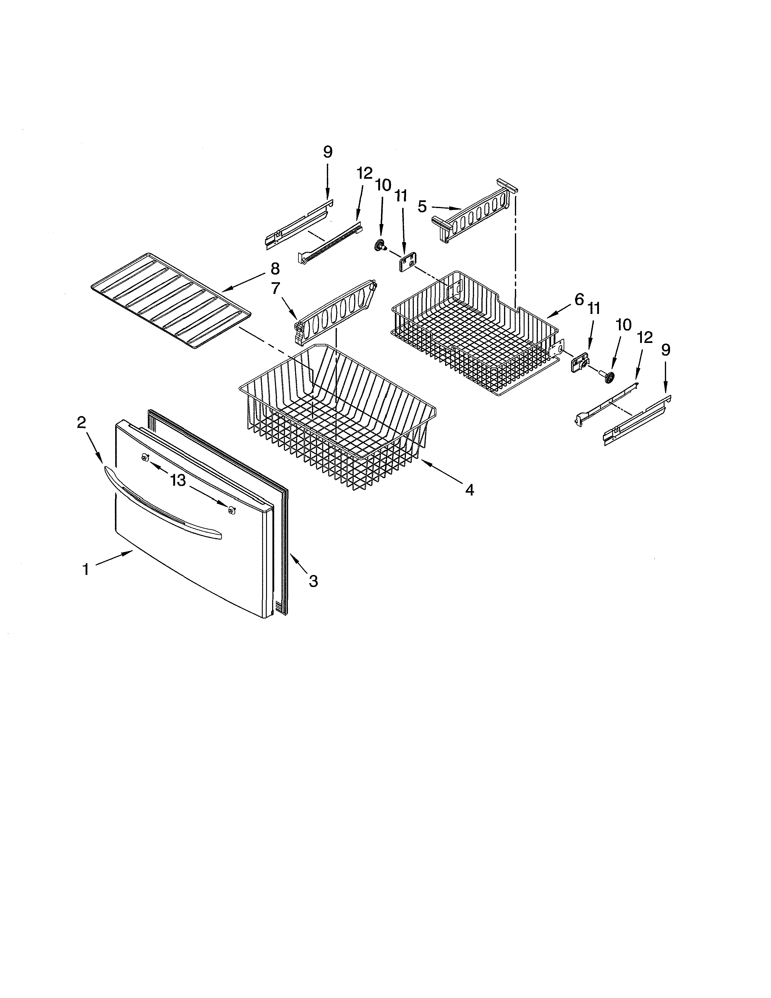 FREEZER DOOR PARTS
