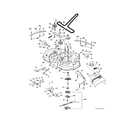 Husqvarna YT42CS-502110 mower deck diagram