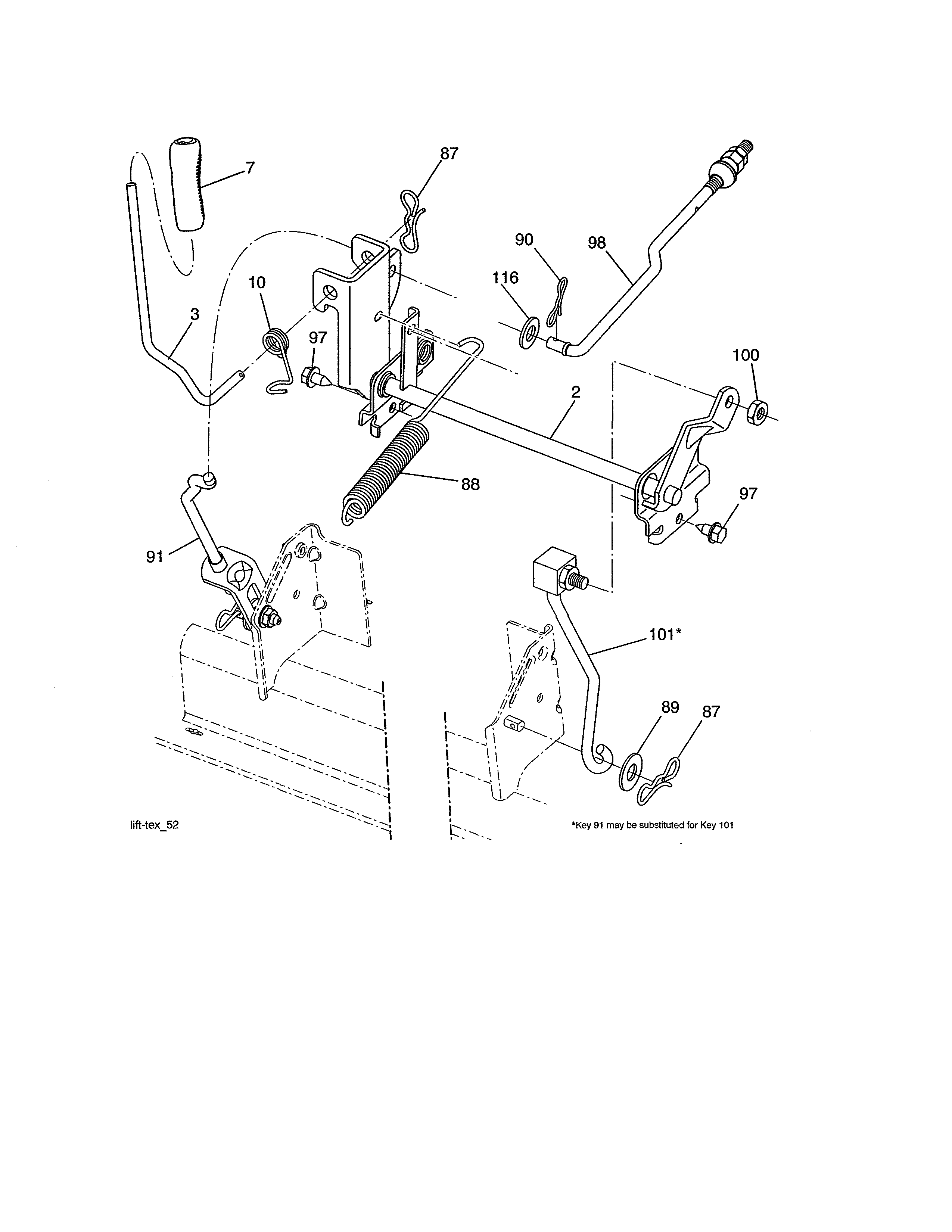 Mower lift