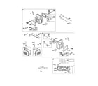 Poulan PB20VA46-96042017000 cylinder head/intake manifold diagram