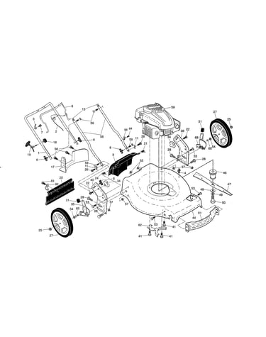 Handle/engine/housing