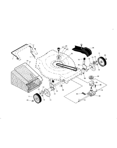 Drive control/gear box/wheels