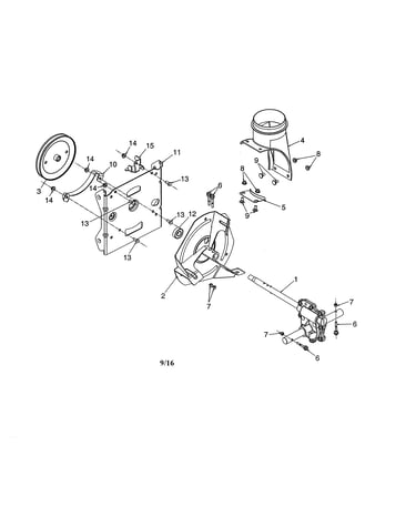 Impeller assembly & gearbox
