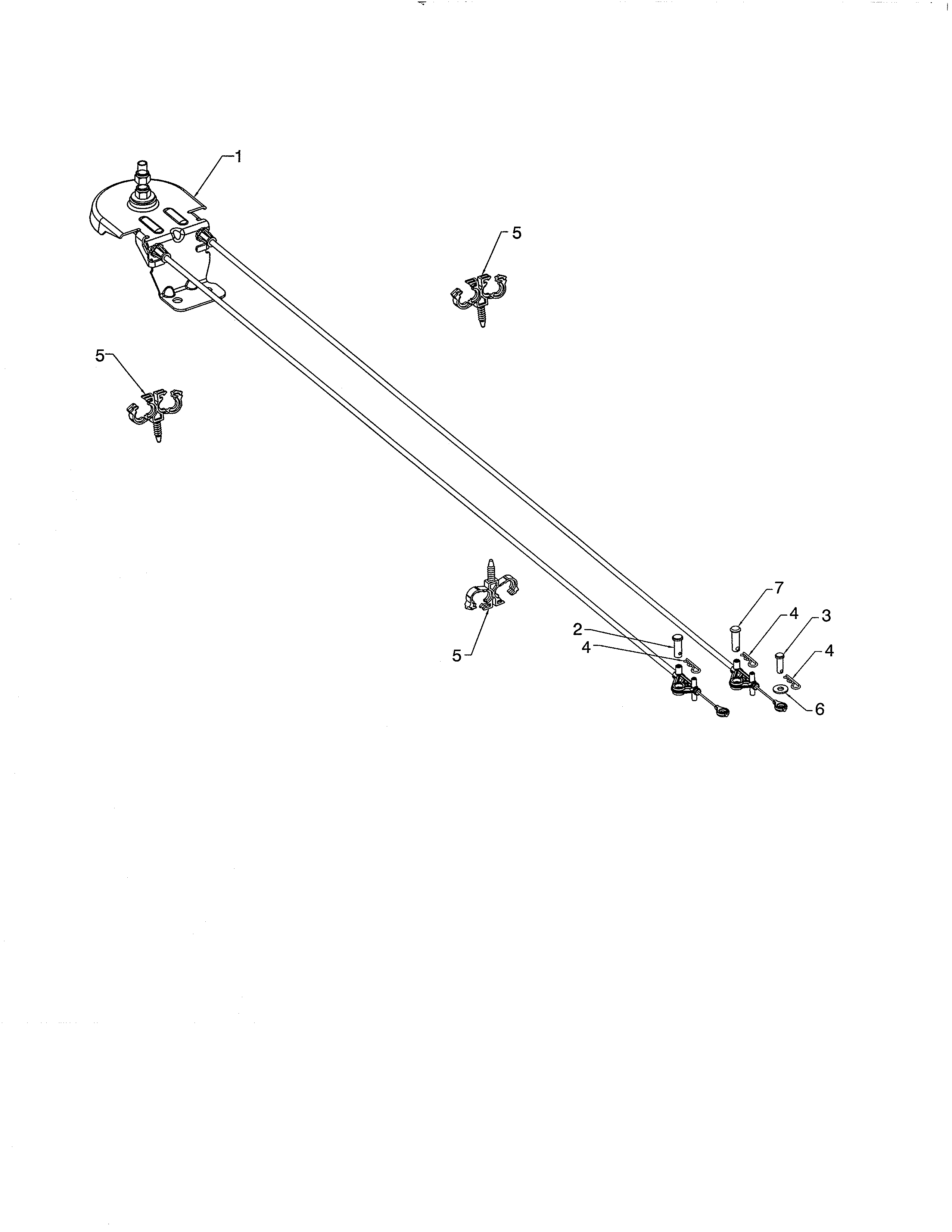 Cable chute rotator