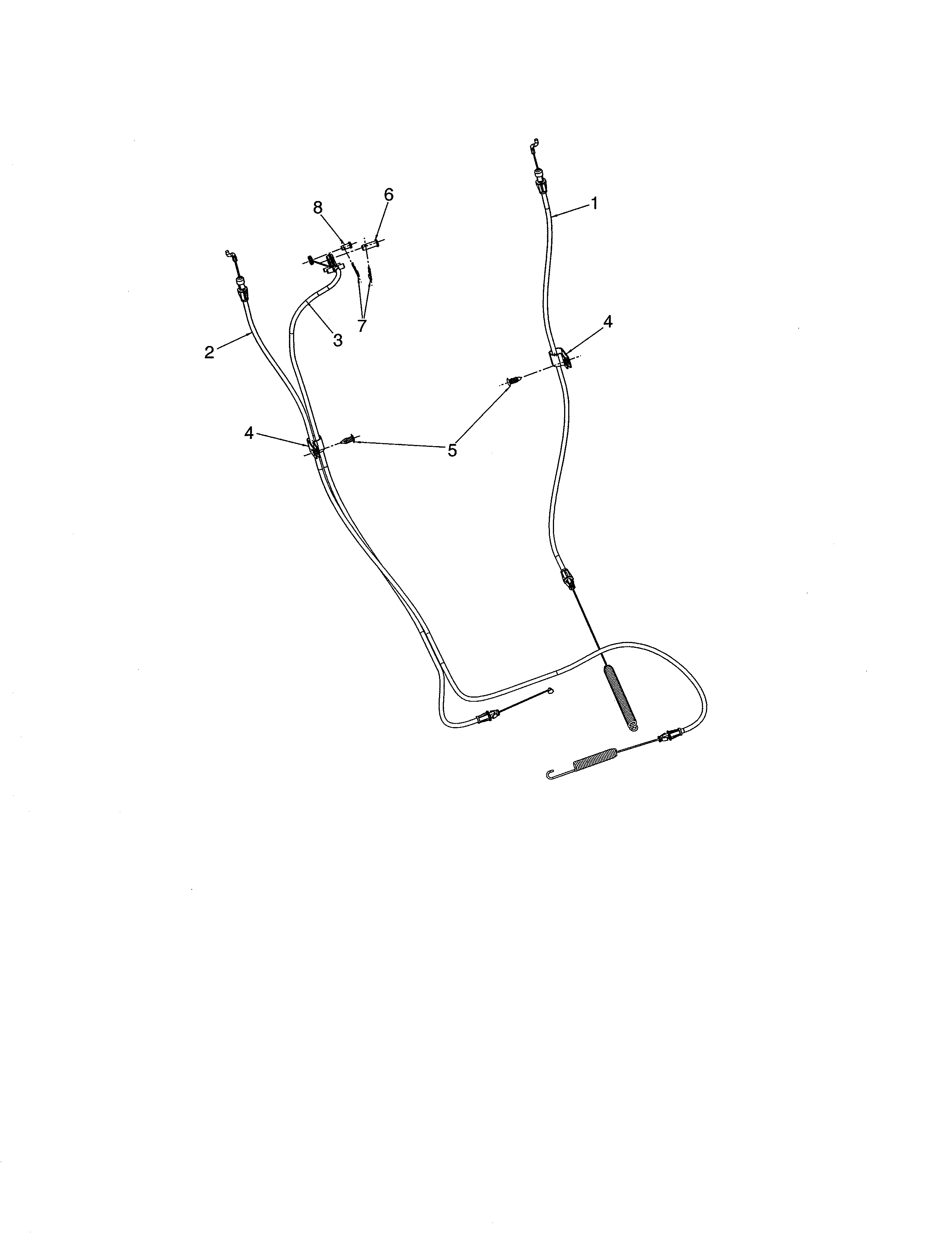Cable control drive