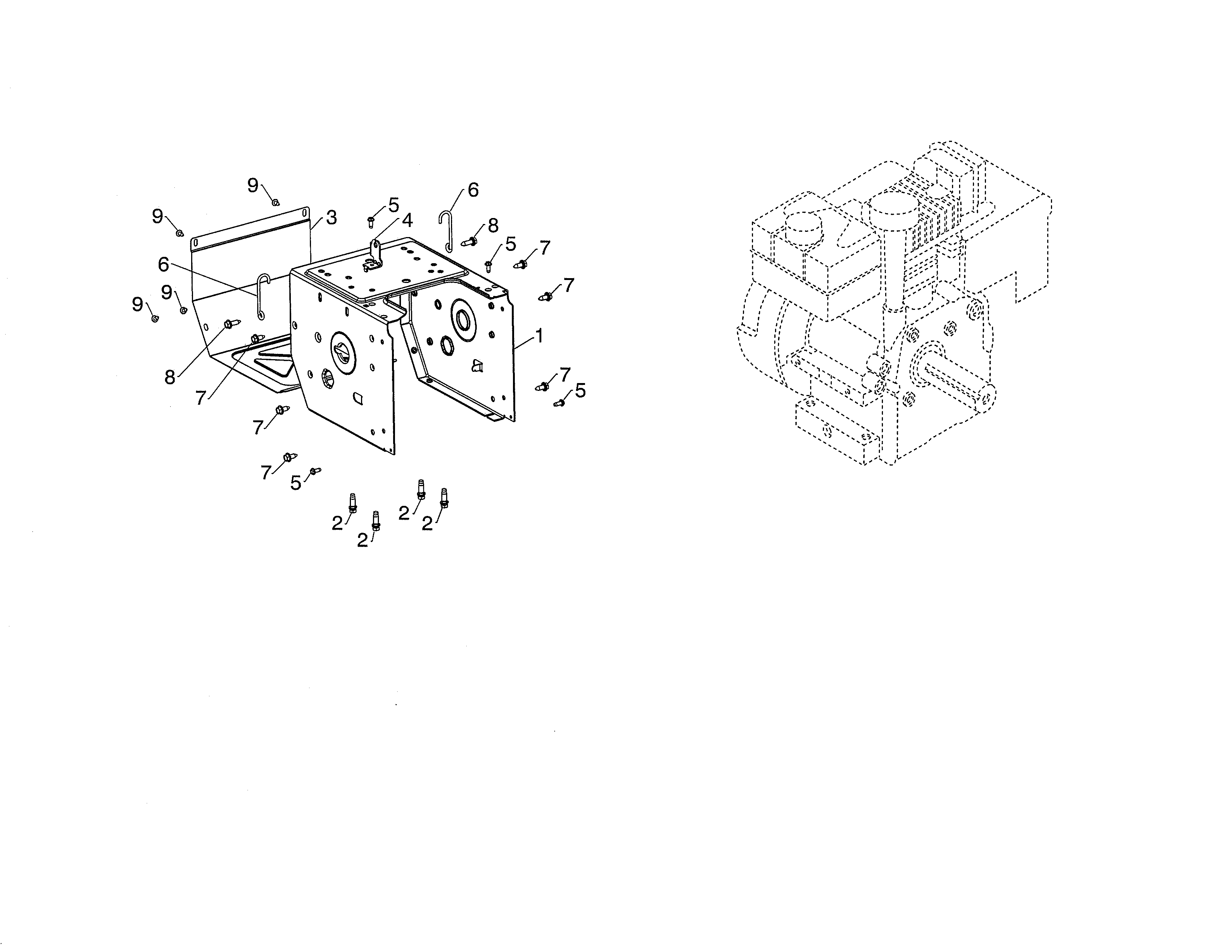 Engine/pulleys