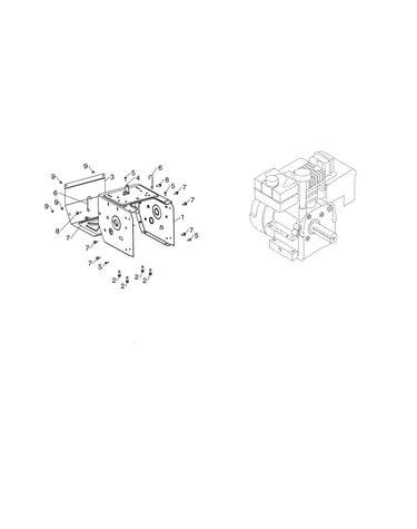 Engine/pulleys