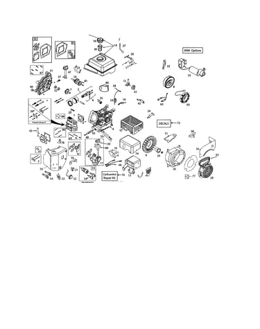 Complete engine 580426005