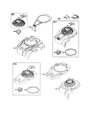 Blower housing/rewind starter