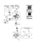 Cylinder/crankshaft/sump