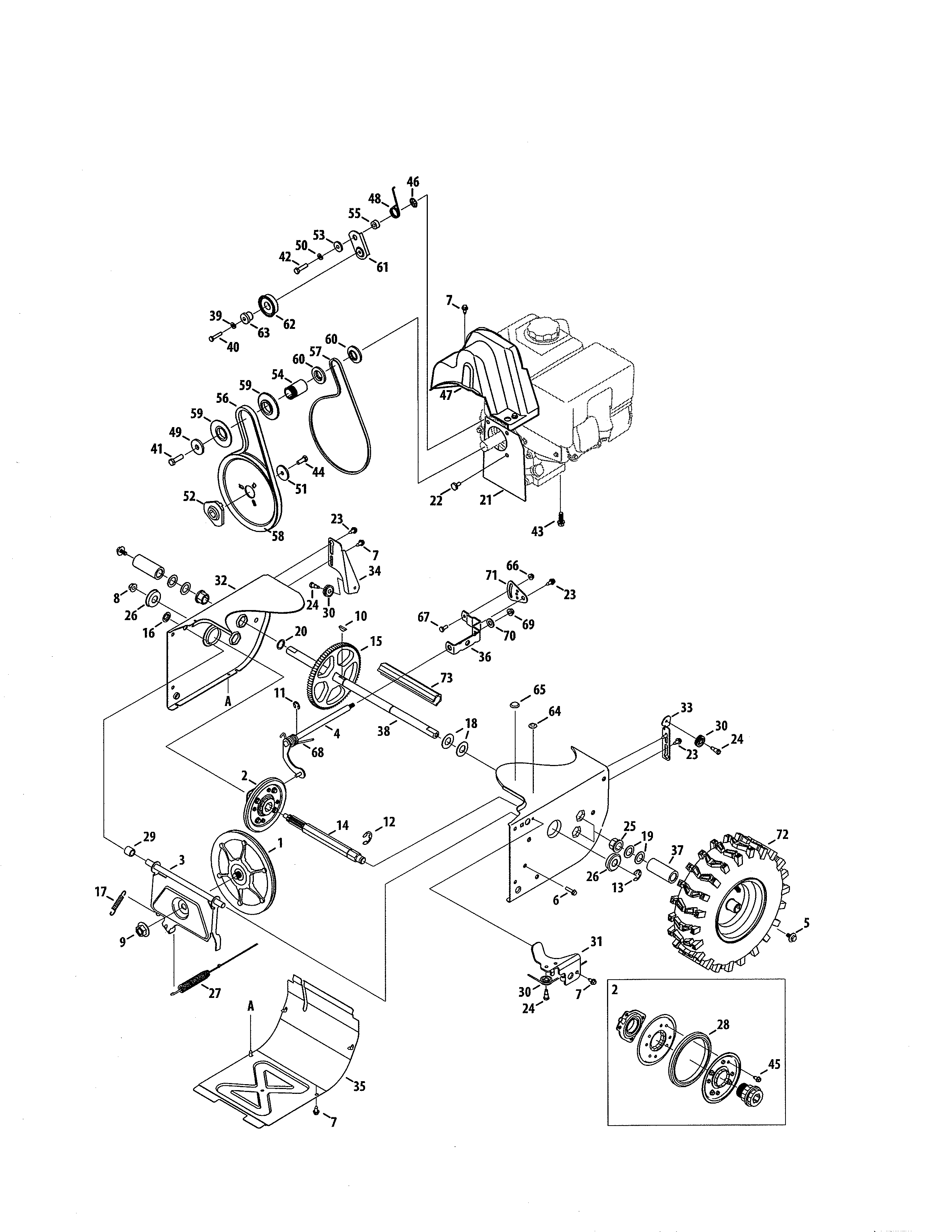 Engine/wheel