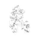 Craftsman 247881733 engine/wheel/axle diagram