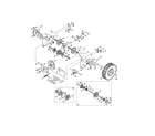 MTD 31AM59TG799 axle/wheel/drive shaft diagram