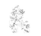 Craftsman 247889721 engine/wheel/axle diagram