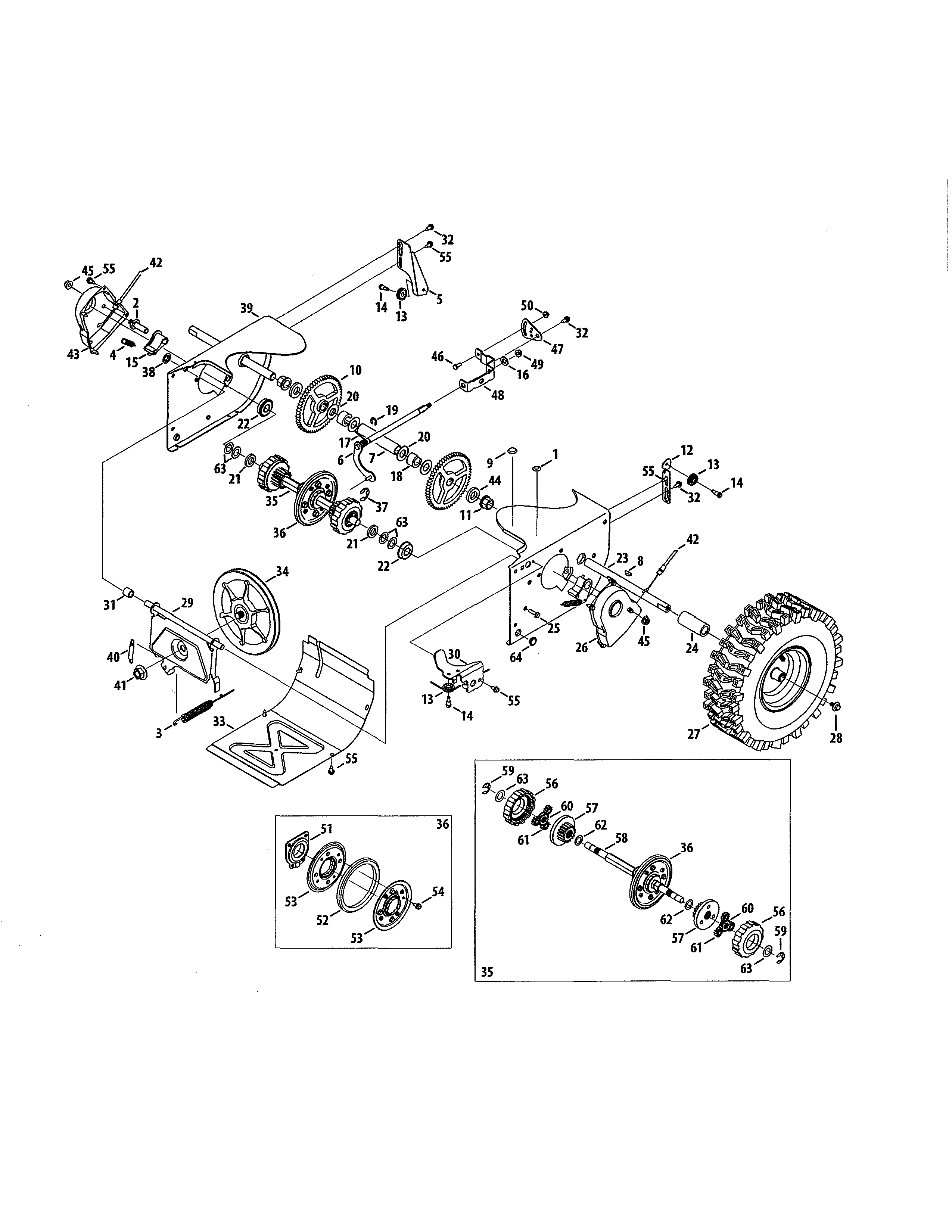 DRIVE SHAFT/WHEEL