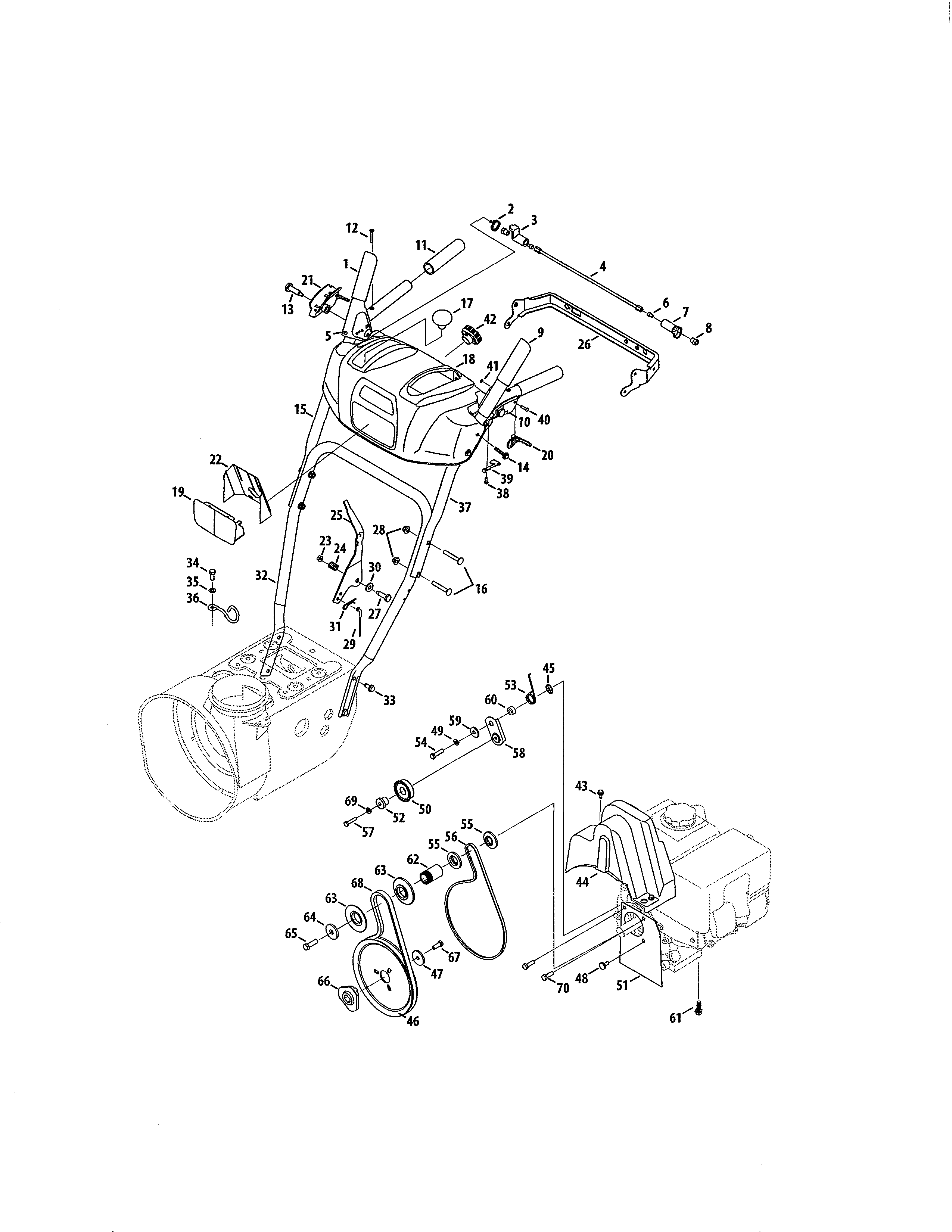 Handles/engine