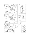 Head-cylinder/crankshaft/manifold-intake