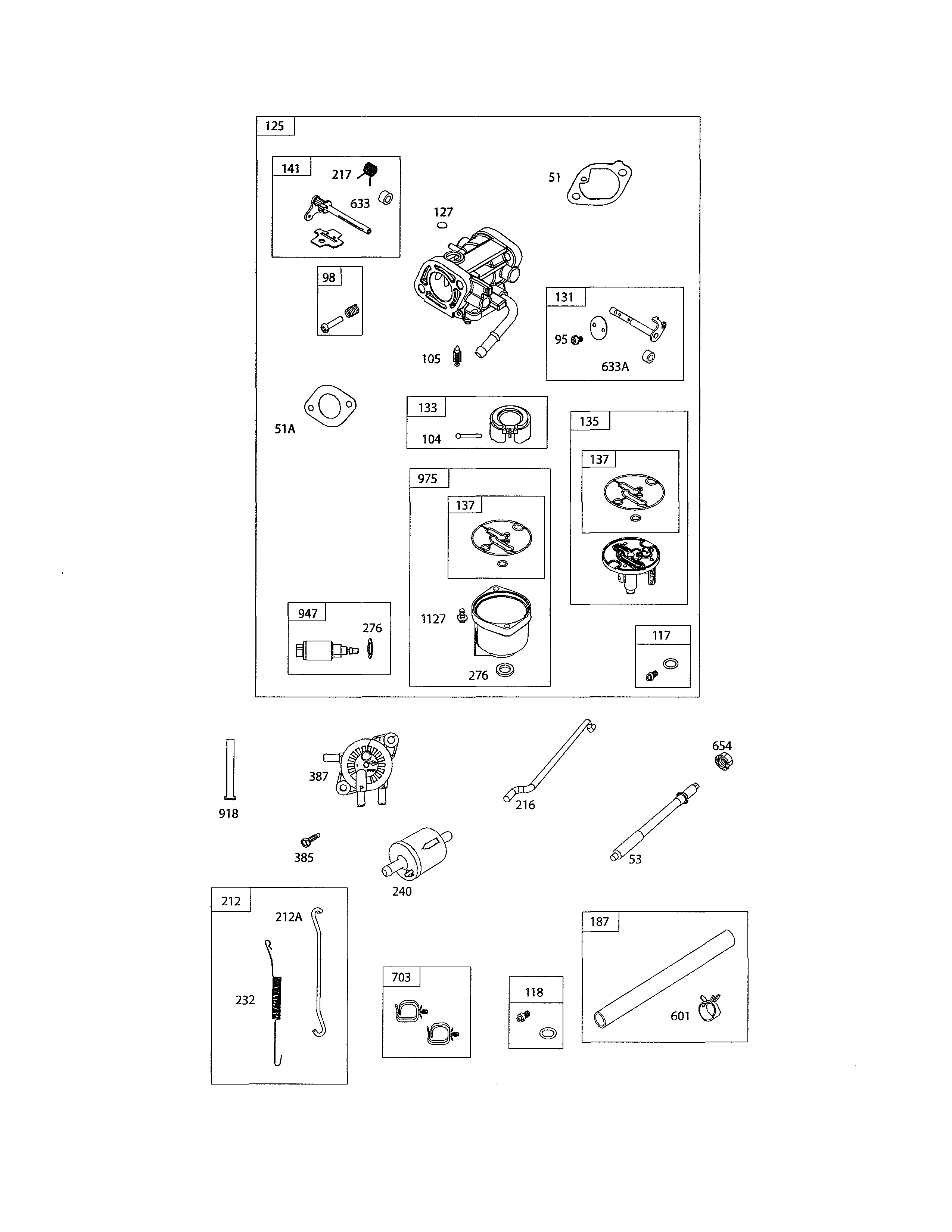 Carburetor/fuel filter
