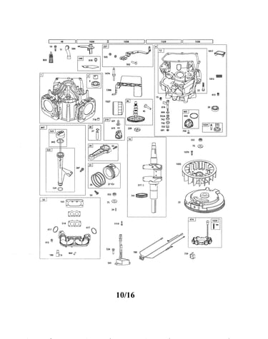 Cylinder/crankshaft/crankcase